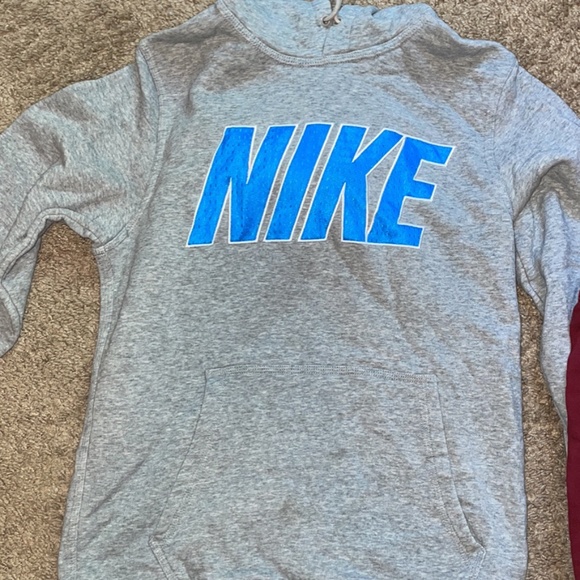 Nike Gray Hoodie - Picture 1 of 2